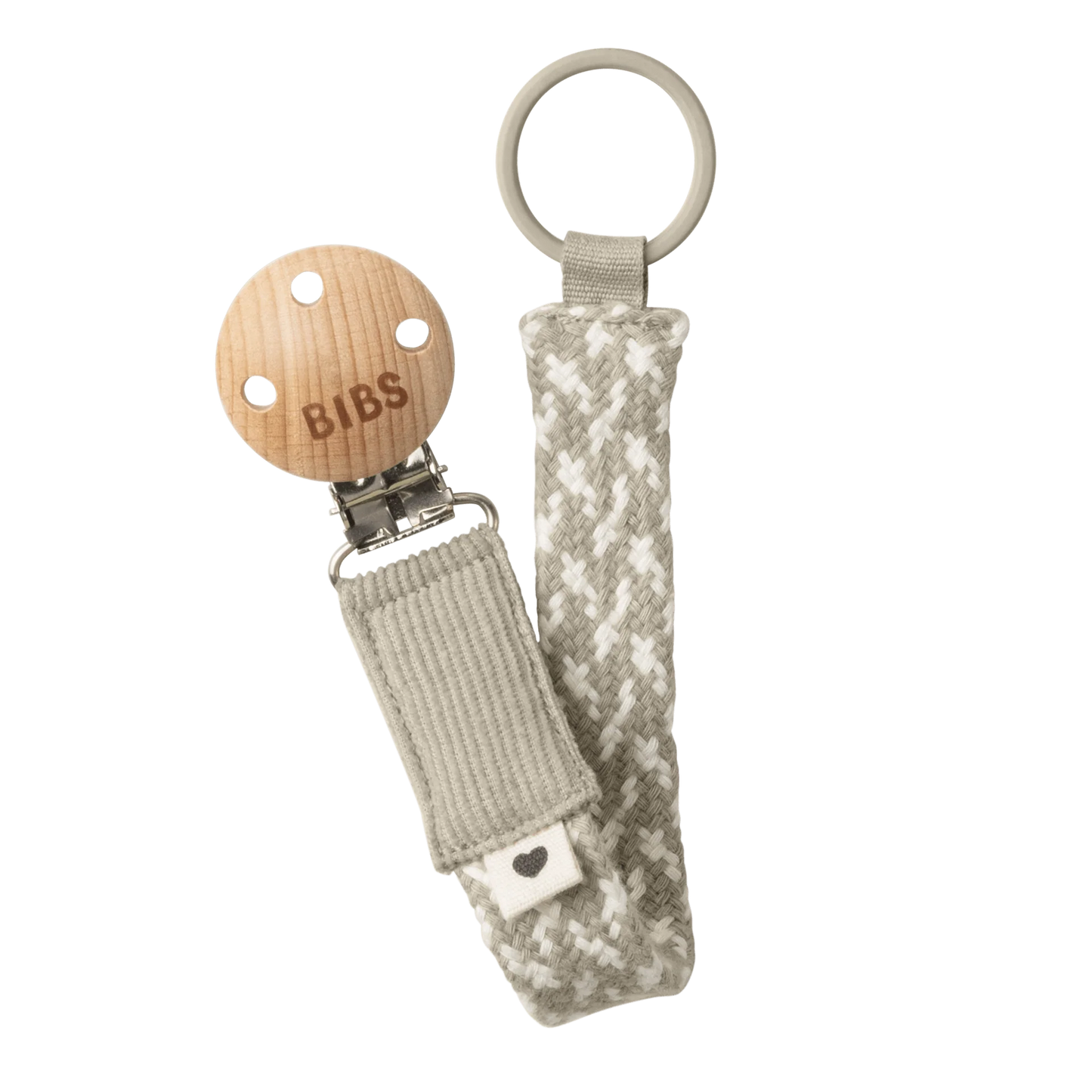 Weaved pacifier clip