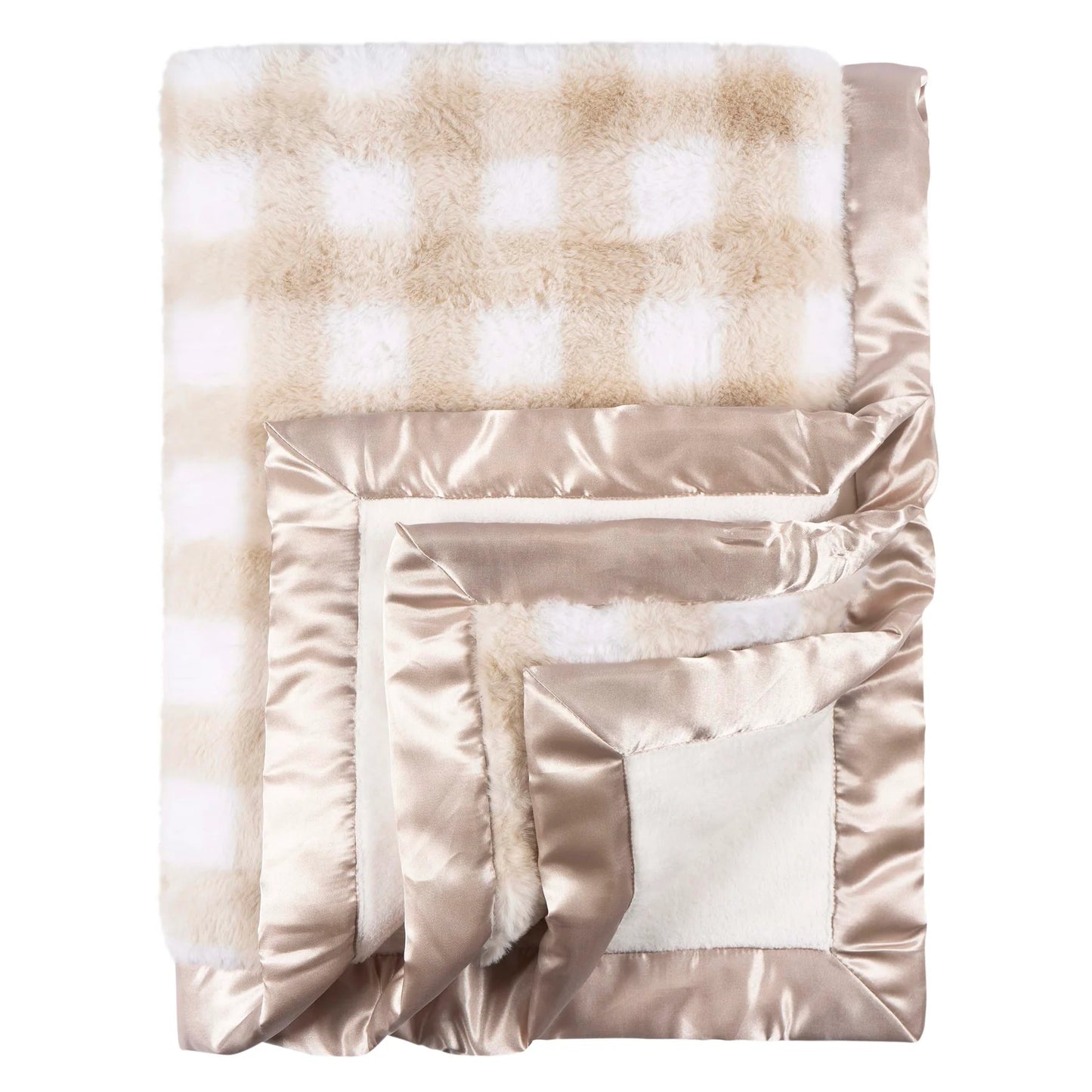 Plush Checkered Blanket