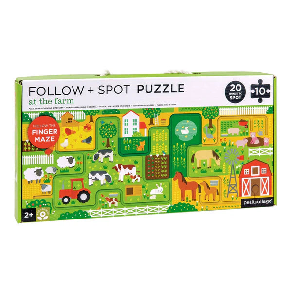 Follow and spot at the farm