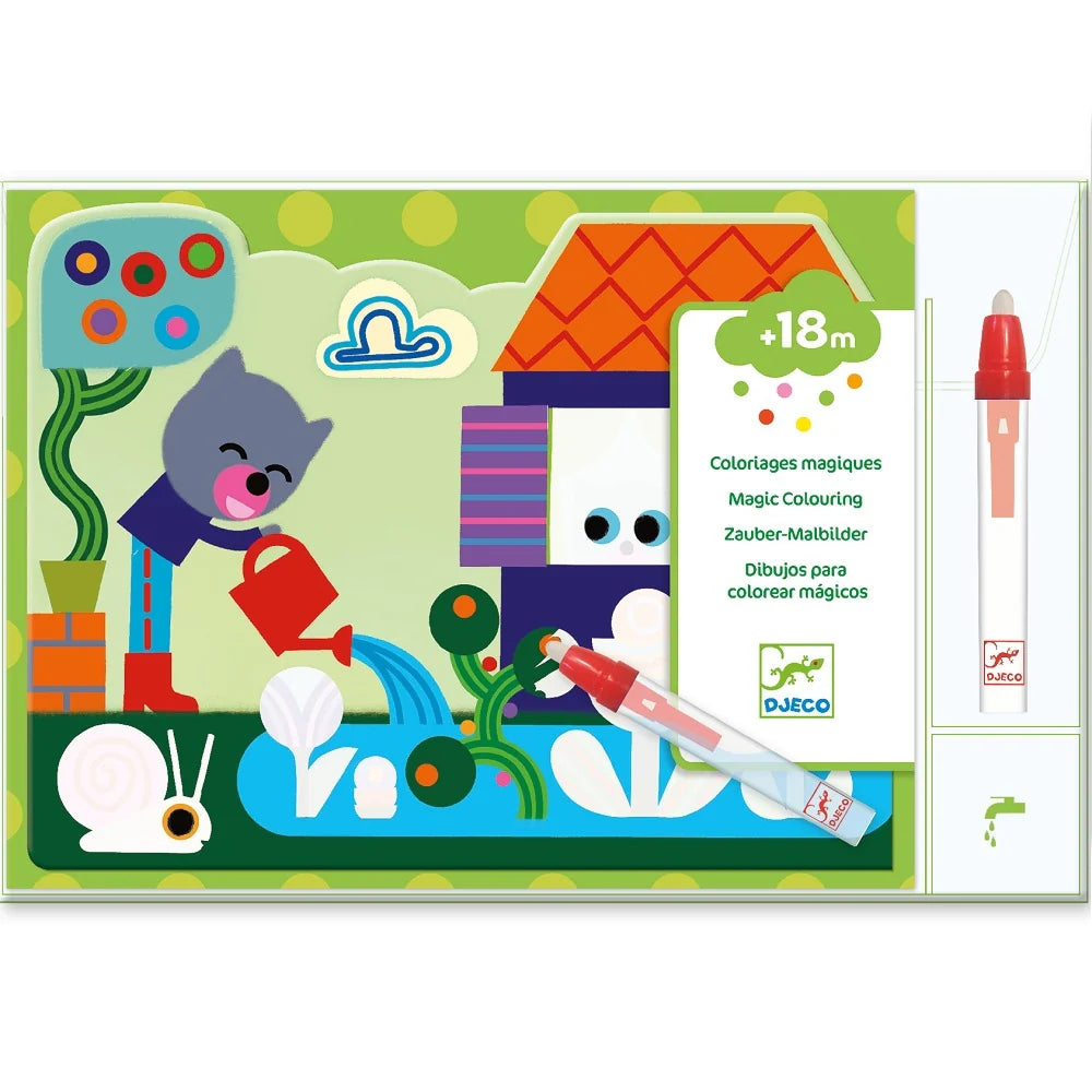 Magic Colouring Pages In The Garden