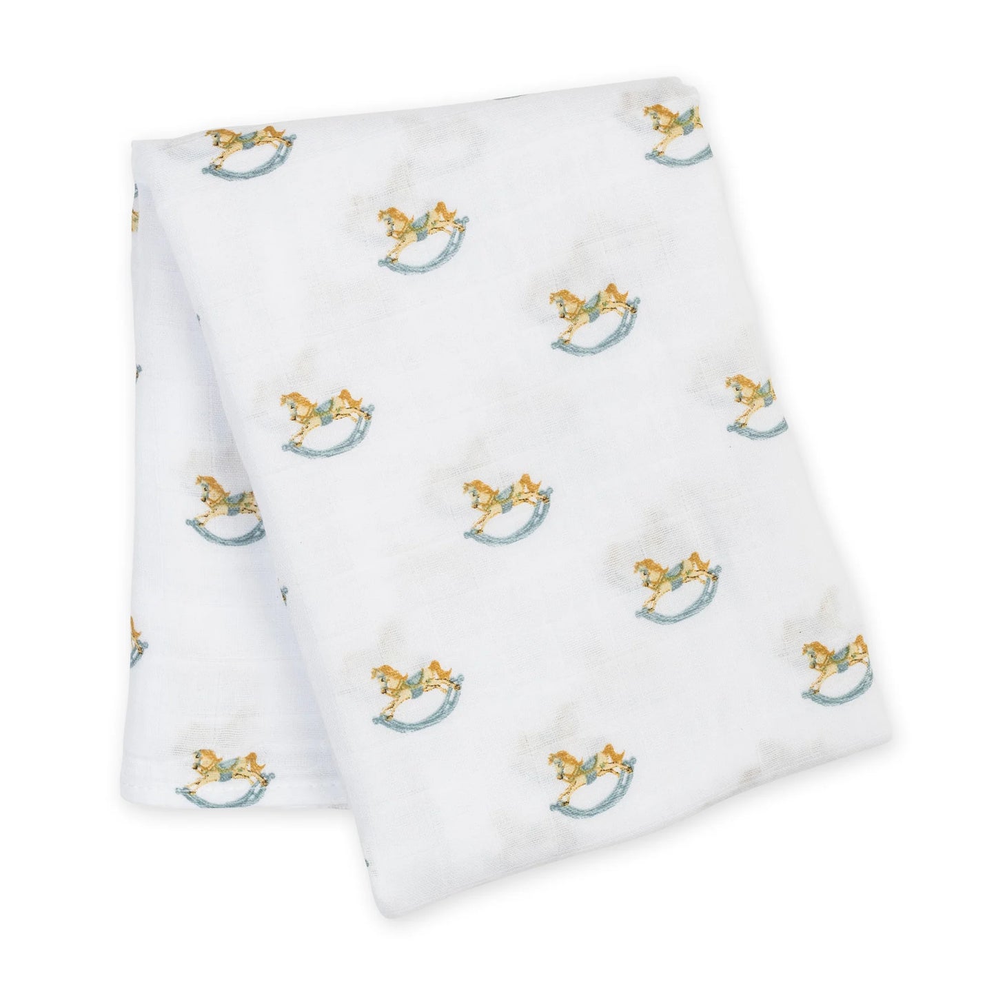 Rocking Horse Muslin Swaddle
