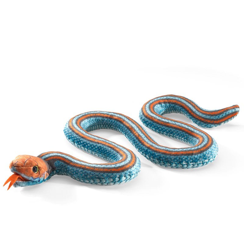 Blue San Francisco Garter Snake Puppet