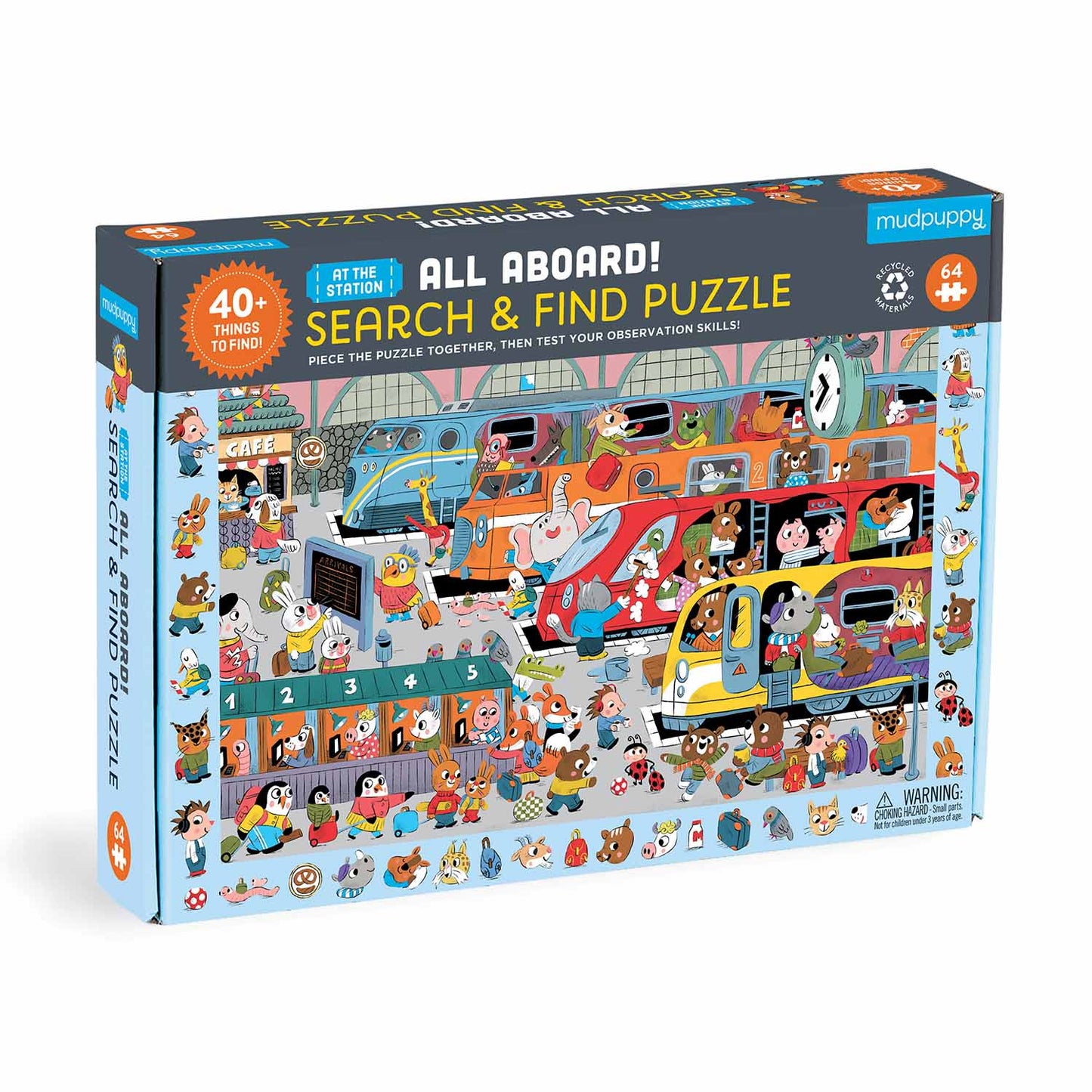 All Aboard Search and Find Puzzle