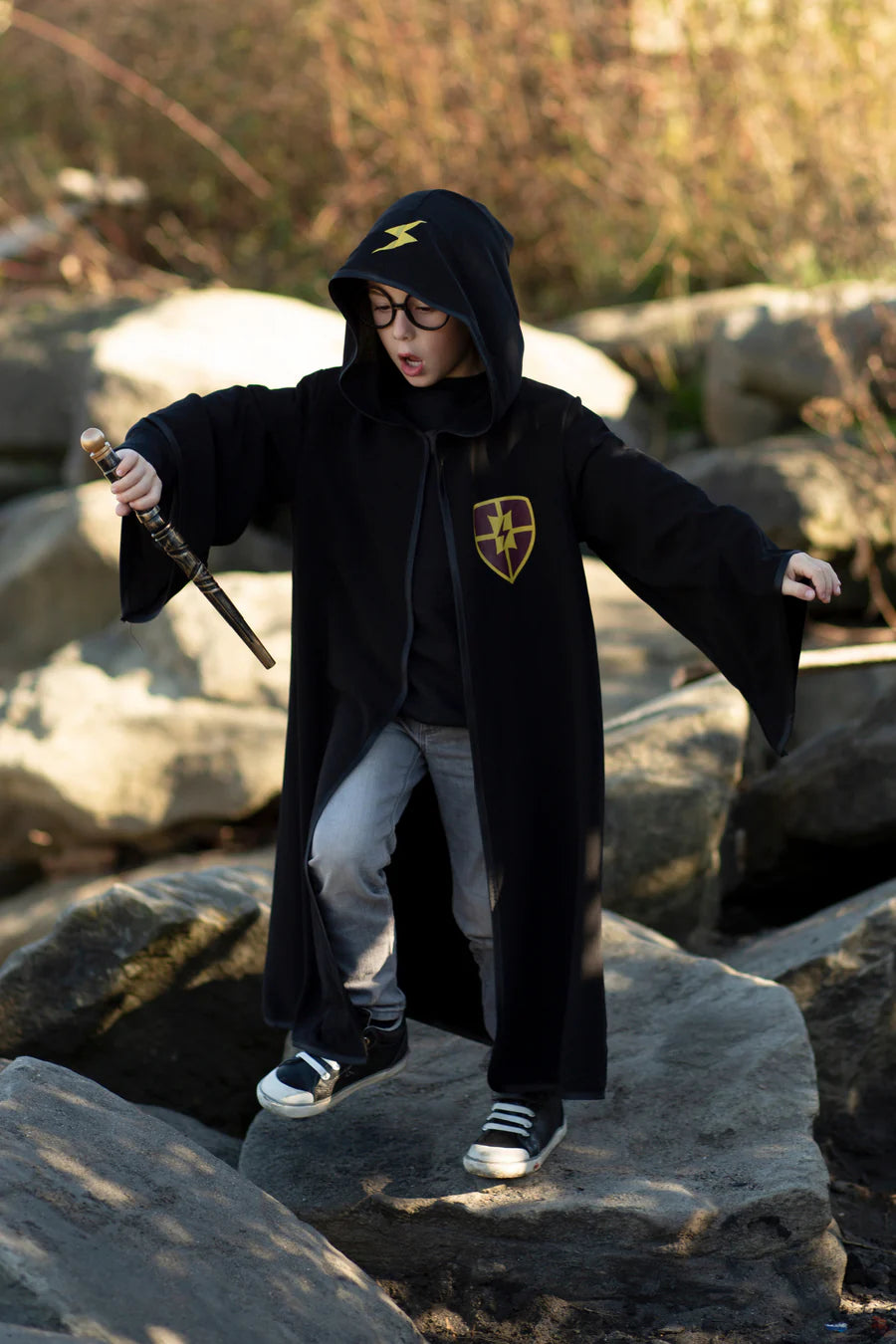 Wizard cloak w/ Glasses