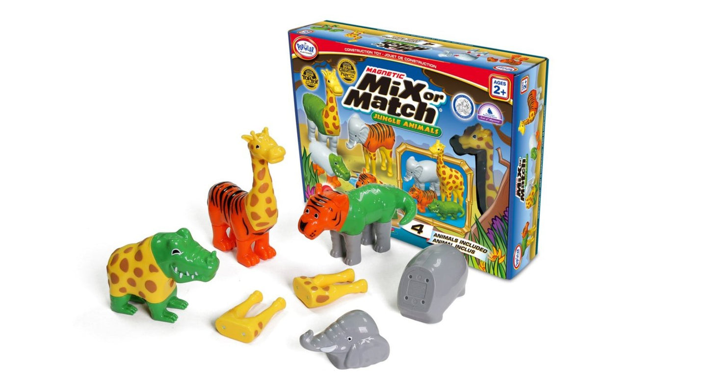 Mix/Match Jungle Animals 4 Pack