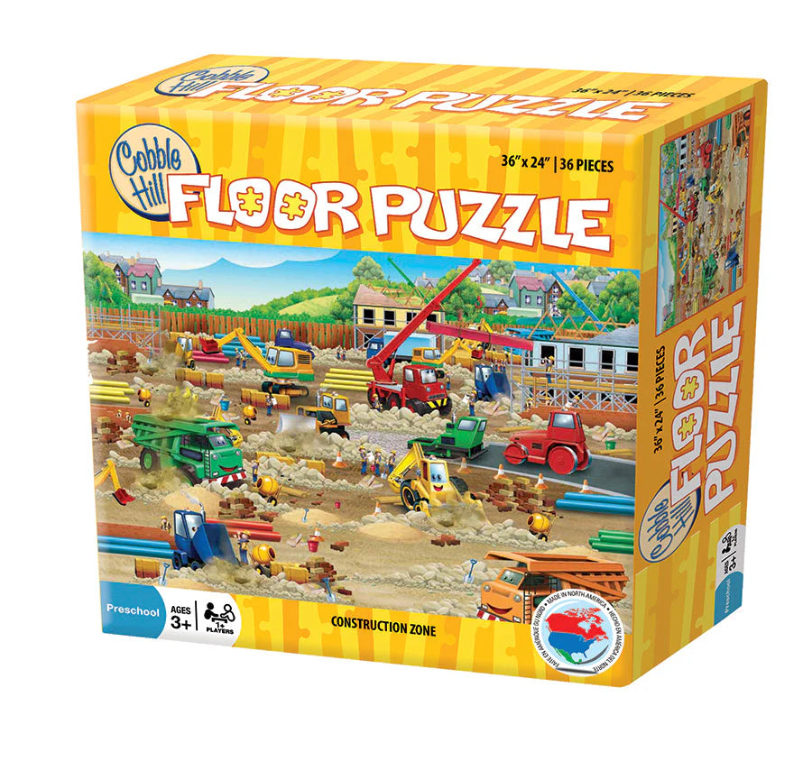 Floor Puzzle Construction Zone