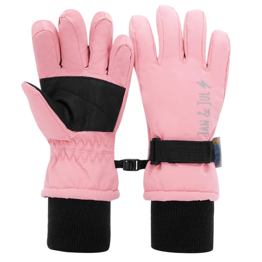 Dusty Pink Toasty Dry Waterproof Snow Gloves