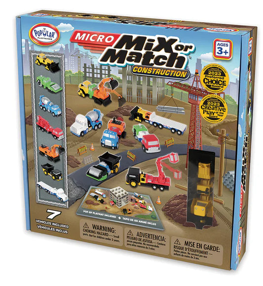 Micro Mix or Match Construction Vehicles