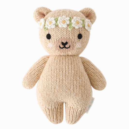 Baby Honey Bear Floral Headband