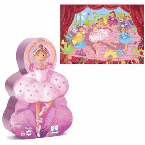 Silhouette Ballerina Puzzle
