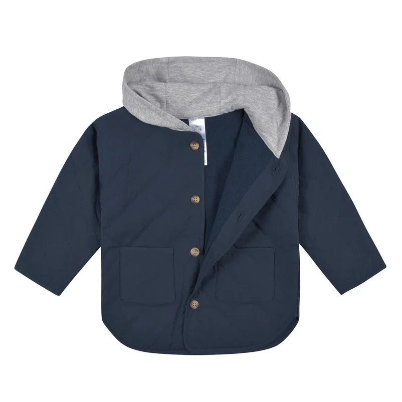 Gerber Green Quilted Hooded Jacket