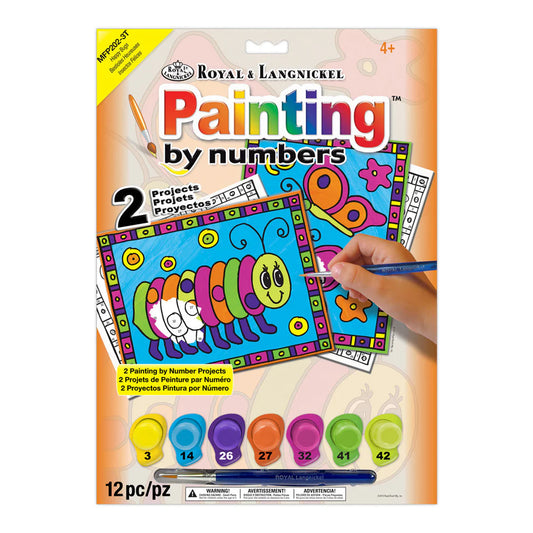 Paint By Numbers Happy Bugs