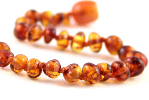 Healing Amber Necklace 11"