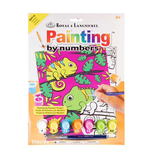 Paint By Numbers Chameleons