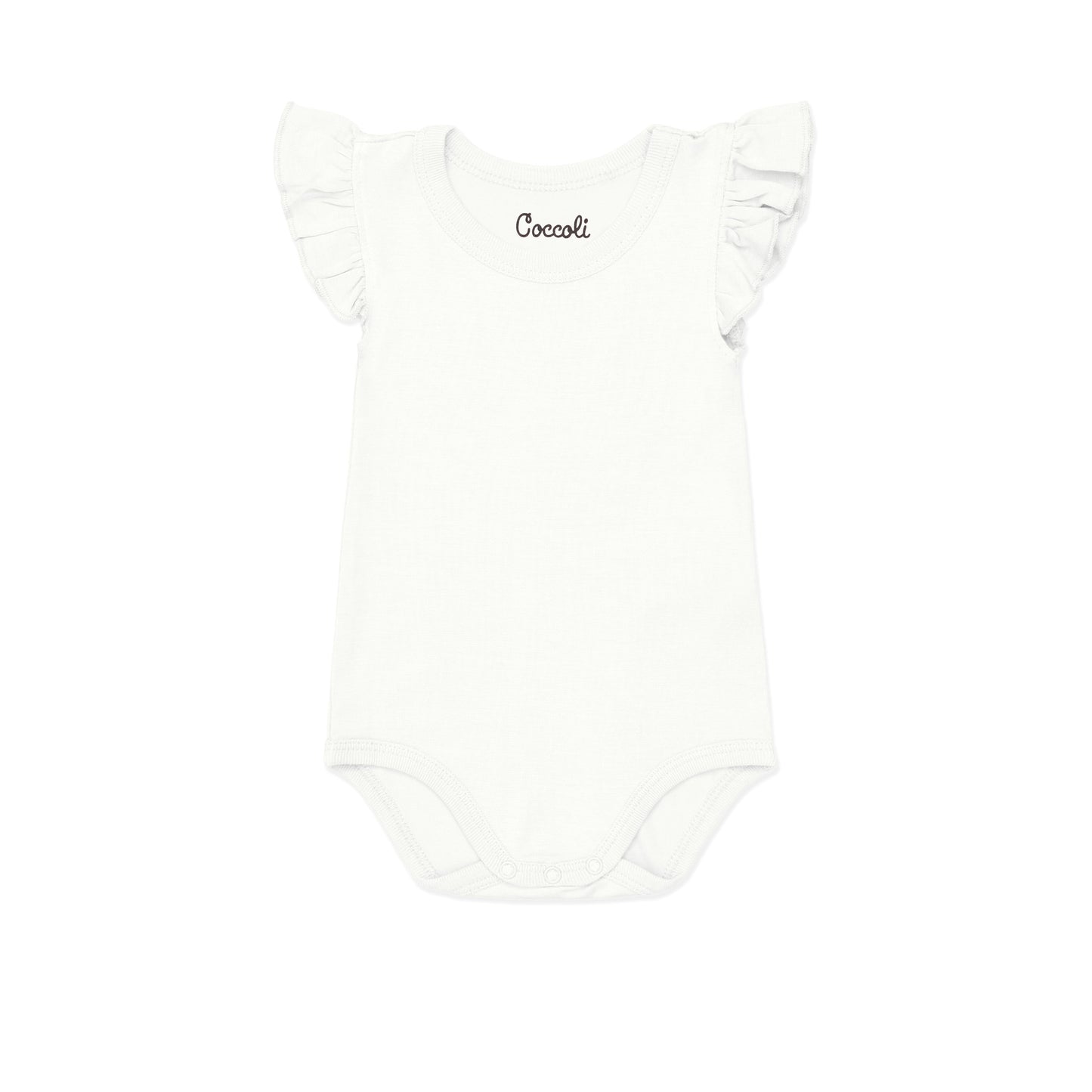 Modal Onesie With Frill Sleeve