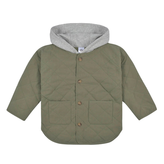 Gerber Green Quilted Hooded Jacket