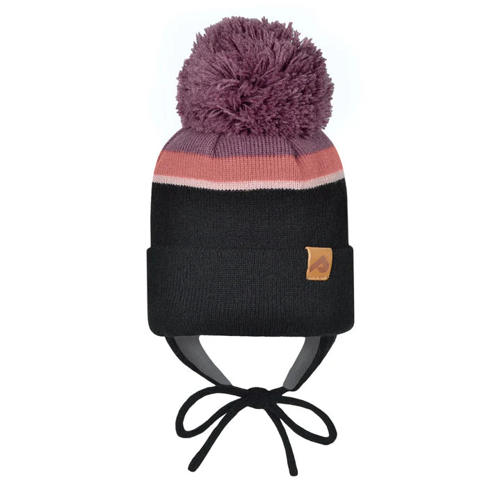 Mauve Tuque With Ear Flaps