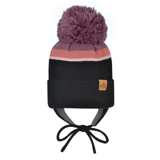 Mauve Tuque With Ear Flaps