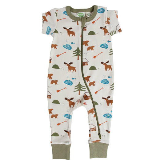 Oh Canada Short Sleeve Romper
