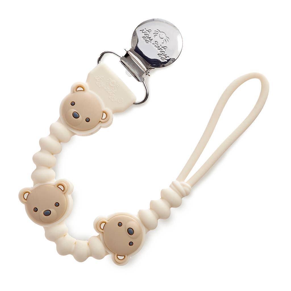 Beaded Paci Strap Bears