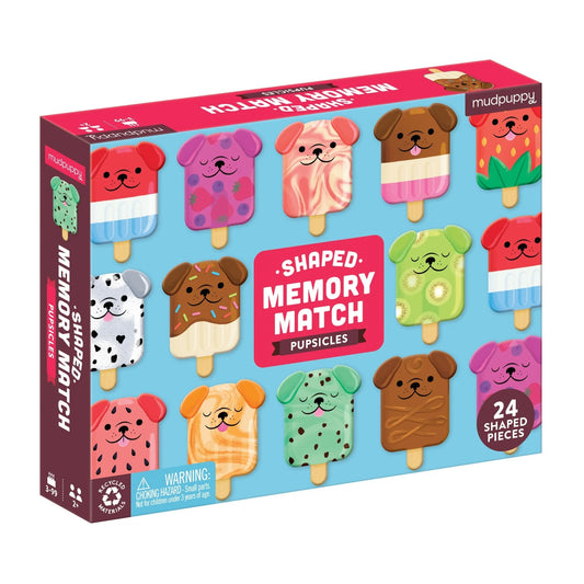 Pupsicles Shaped Memory Game