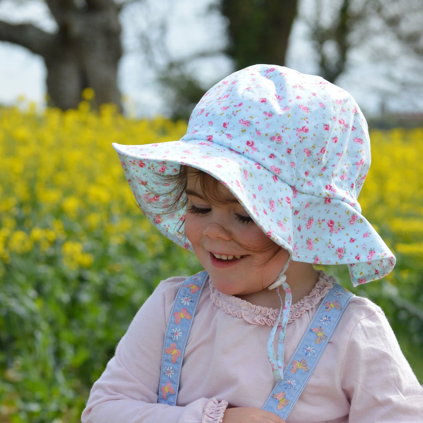 Retro Rose Floppy hat