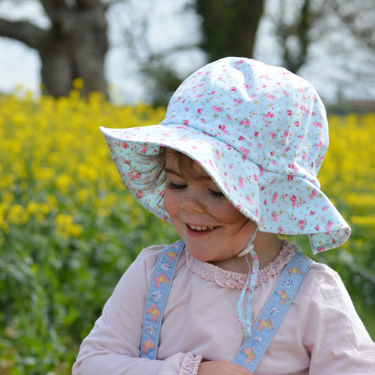 Retro Rose Floppy hat