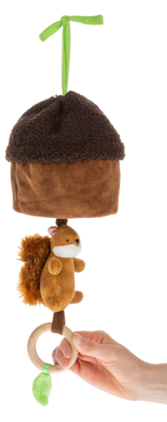 Squirrel Musical Pull down Toy