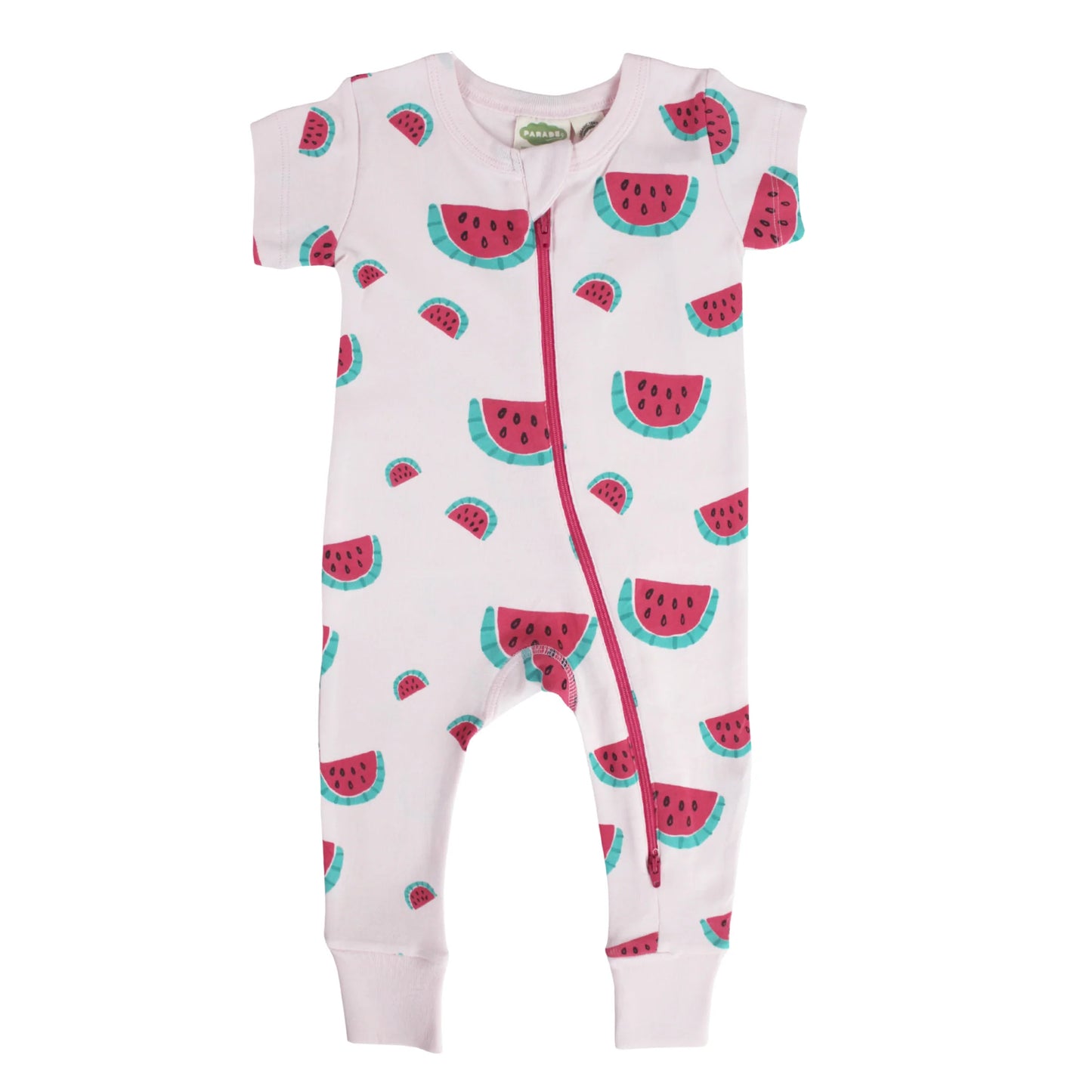 Watermelon Short Sleeve Romper