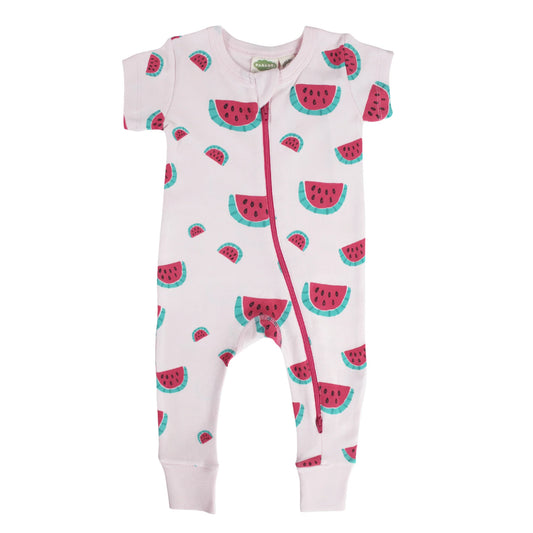 Watermelon Short Sleeve Romper