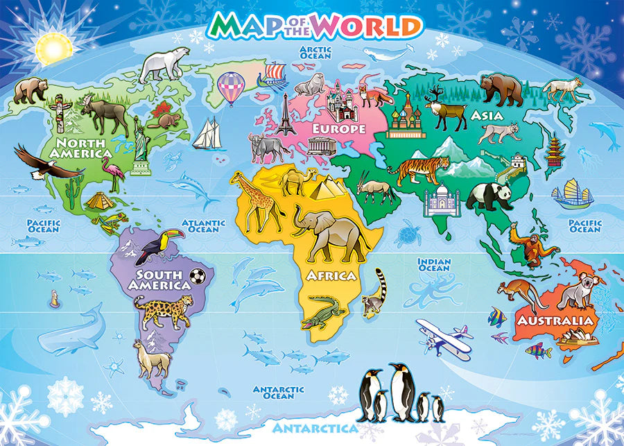 Map Of The World Puzzle